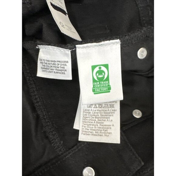 J.Crew Women's 25 Petite 96' Stretch Slim Wide Leg Jeans Black NWT Inseam 24" - Picture 12 of 16